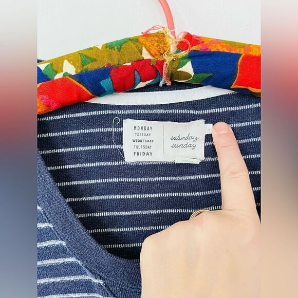 Anthropologie Saturday/Sunday Collegiate Crew - Picture 4 of 7